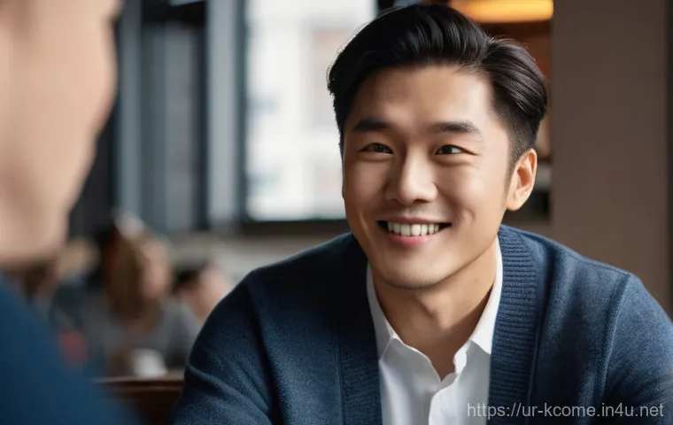 문세윤 인기 예능 - **Prompt 1: "The Hearty Laugher"**
    A vibrant, medium-shot portrait of Moon Se-yoon in a bustling...