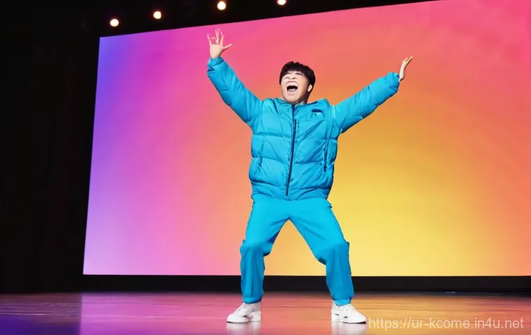 문세윤 인기 예능 - **Prompt 2: "The Empathetic Mentor"**
    A warm, candid indoor scene featuring Moon Se-yoon in a co...