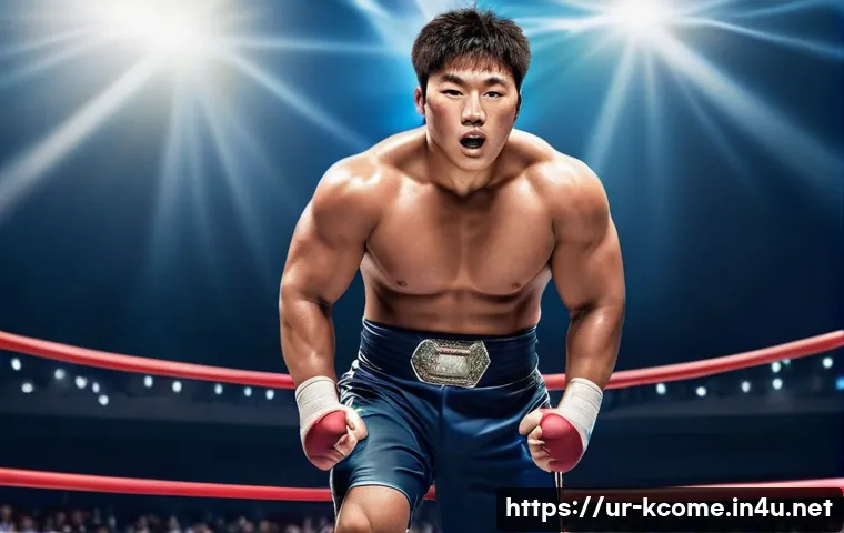 강호동 사건사고 - **Prompt 1: From Wrestling Champion to TV Rookie**
"A dynamic split image showing Kang Ho-dong's...